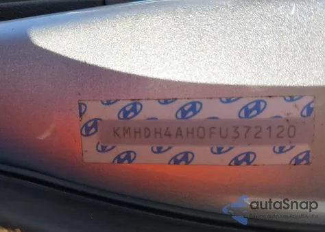 2015 Hyundai Elantra Sport из США, поврежденный, VIN KMHDH4AH0FU372120